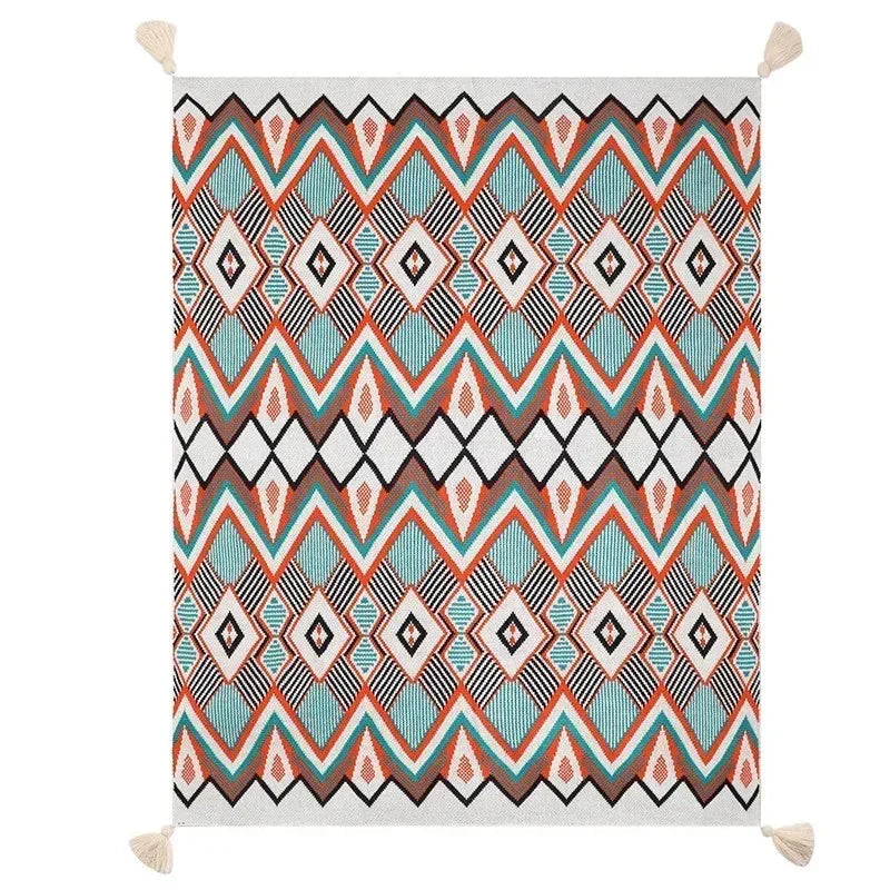 Covemere Bohemian Knitted Throw Blanket-Welvere
