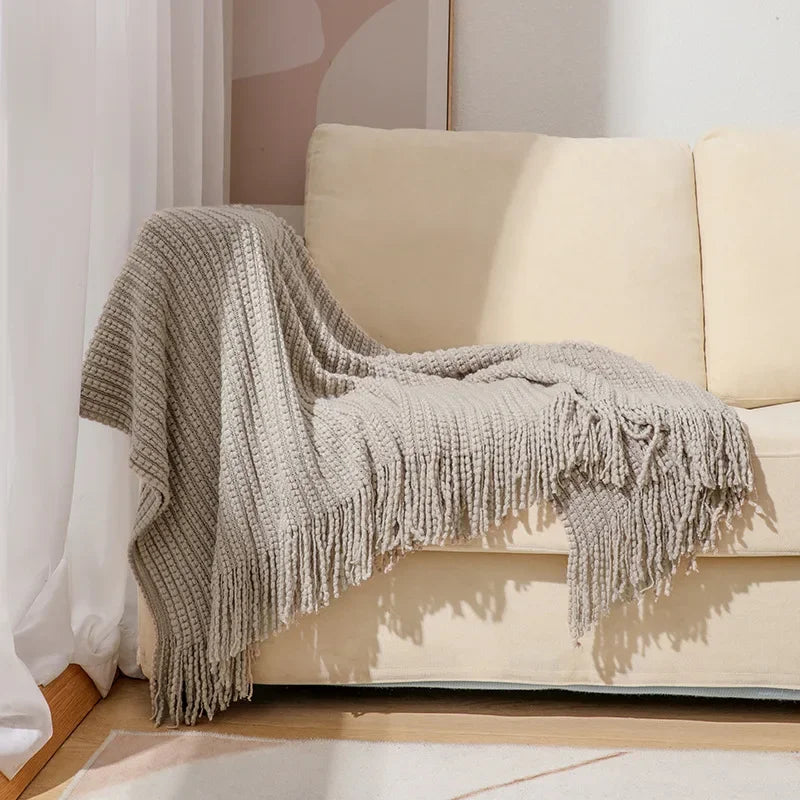 Covemont Bohemian Knitted Blanket Collection-Welvere