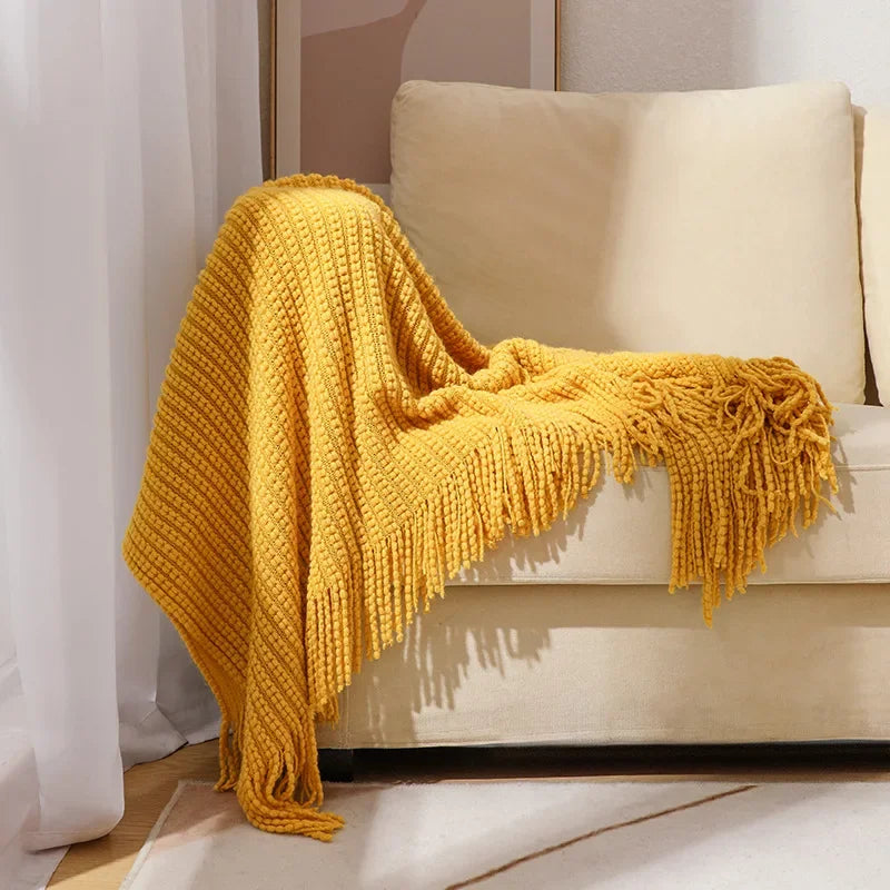 Covemont Bohemian Knitted Blanket Collection-Welvere