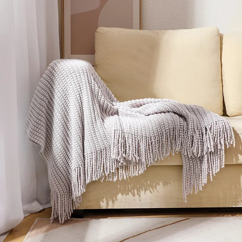 Covemont Bohemian Knitted Blanket Collection-Welvere