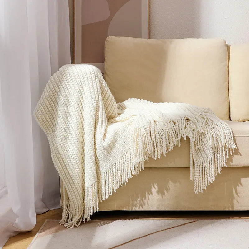 Covemont Bohemian Knitted Blanket Collection-Welvere