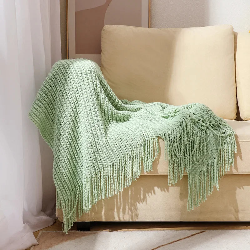 Covemont Bohemian Knitted Blanket Collection-Welvere