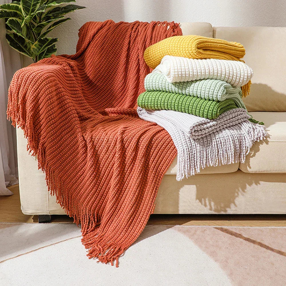 Covemont Bohemian Knitted Blanket Collection-Welvere