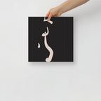 Museum-Quality Black Croquis Wall Art for Vibrant Spaces | Welvere-Welvere