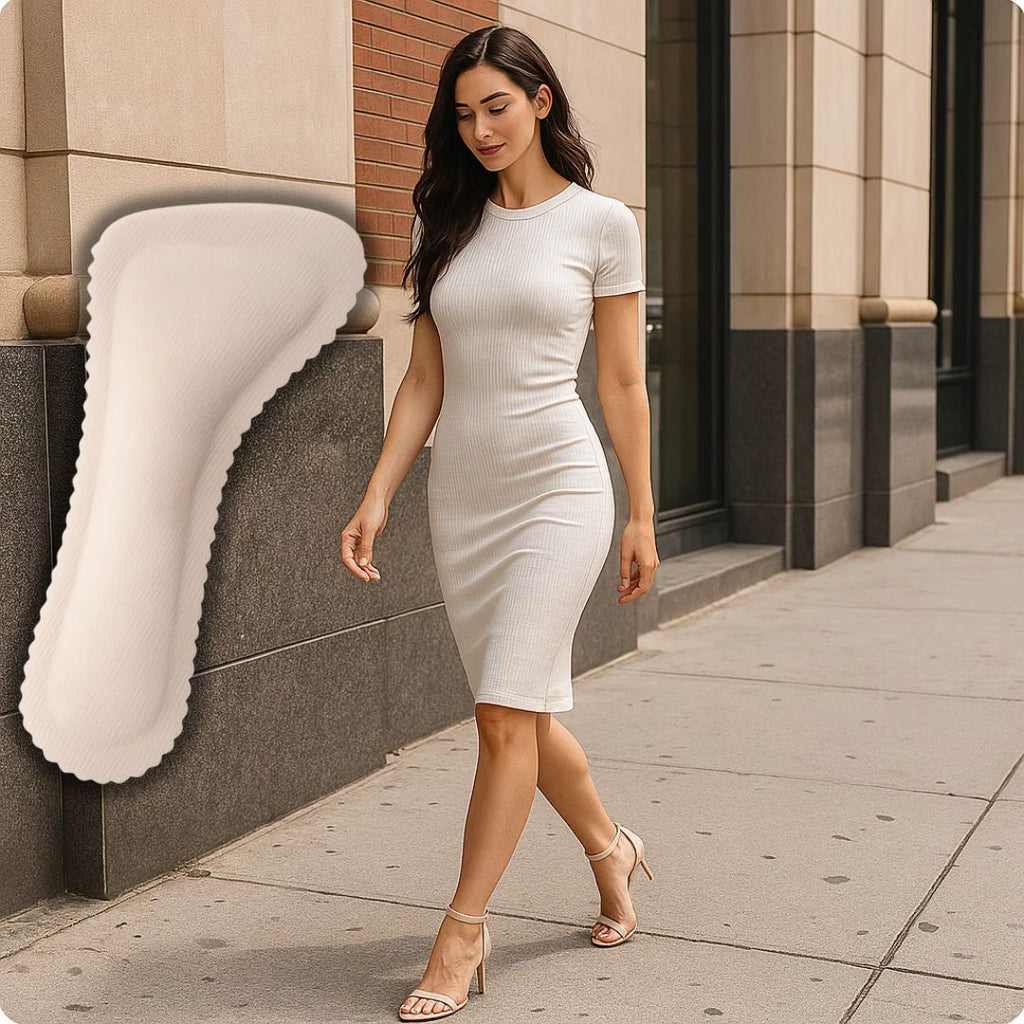 Cushion Insoles for Sandals, Non-Slip Grip, Breathable Comfort for Women