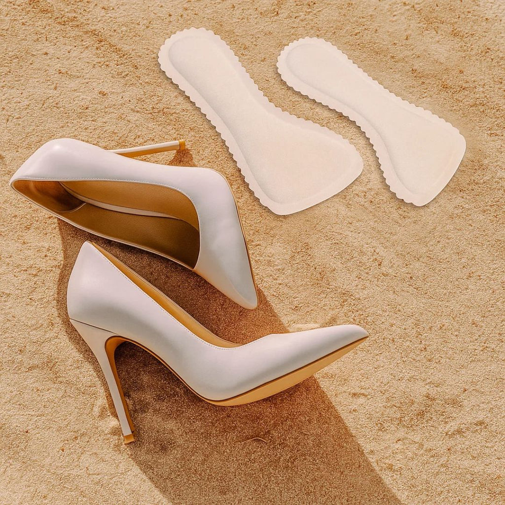 Cushion Insoles for Sandals, Non-Slip Grip, Breathable Comfort for Women