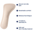 Cushion Insoles for Sandals, Non-Slip Grip, Breathable Comfort for Women