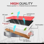 Custom-Fit Car Dashboard Mat, Five-Layer, Silicone Base, UV Protection
