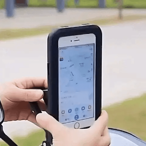 Waterproof Phone Holder for Bike - 360° Rotatable, Fits up to 6.5 Inch Phones, view 3