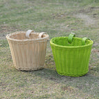 Women's Bicycle Basket with Sturdy Carry Handles - Easy to Clean Surface