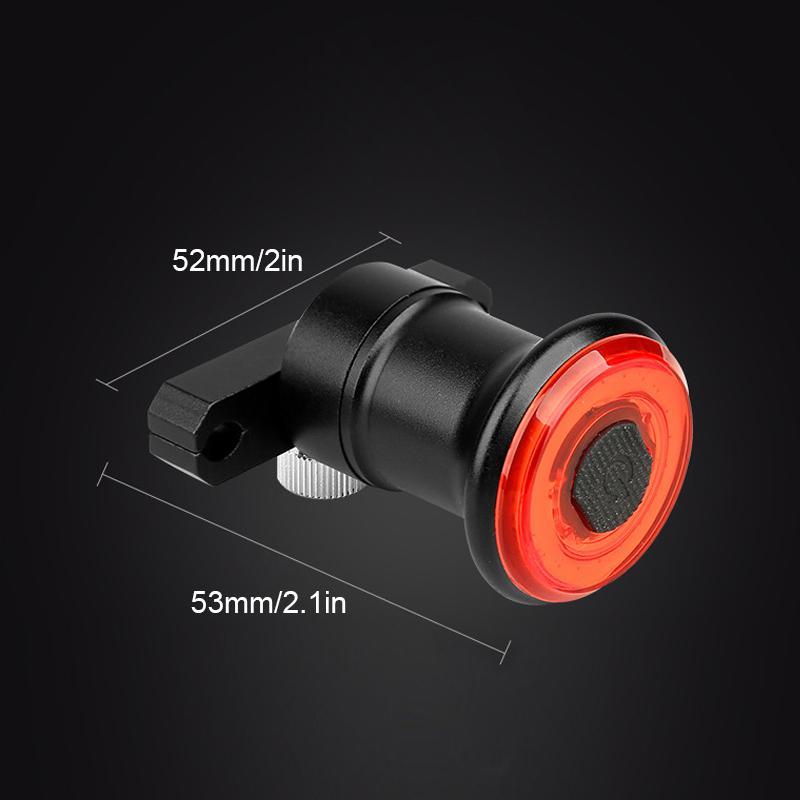 Rear Bicycle Light with Braking Detection - IPX6 Waterproof, 6061 Aluminium Alloy, view 4