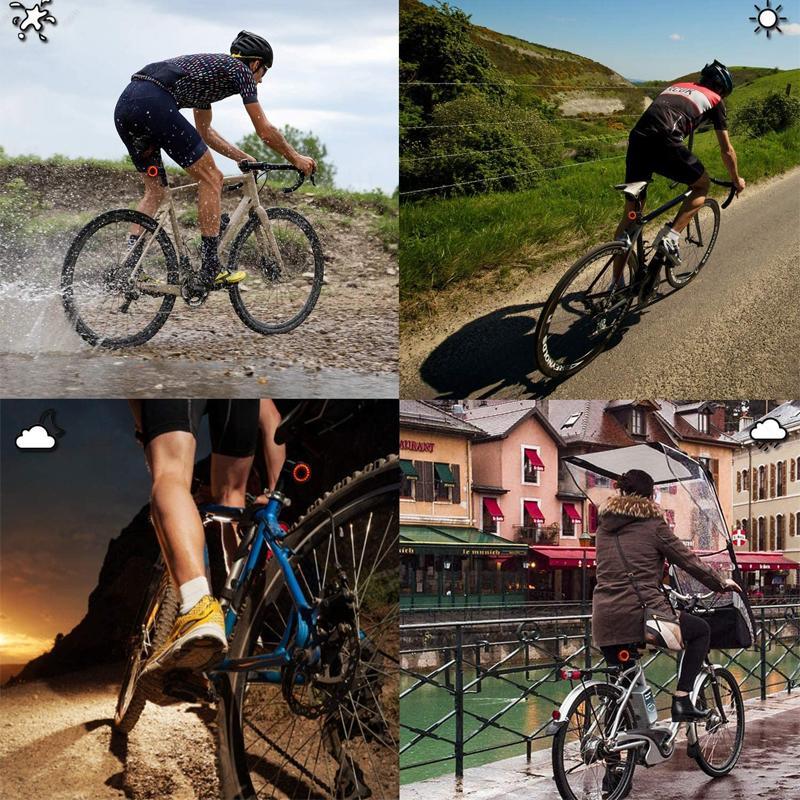 Rear Bicycle Light with Braking Detection - IPX6 Waterproof, 6061 Aluminium Alloy, view 8
