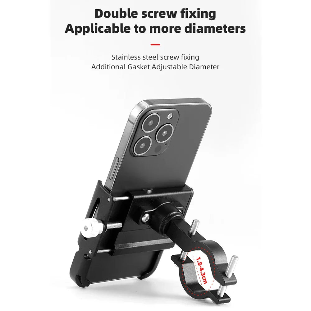 Bicycle Phone Holder for Bicycle, Motorcycle, E-Scooter - 360° Rotatable, view 6