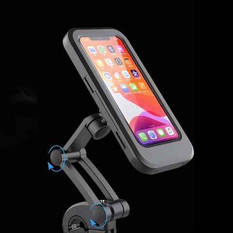 Waterproof Smartphone Holder for Bike - 360° Rotating, Fits up to 6.5 Inch Phones, view 4
