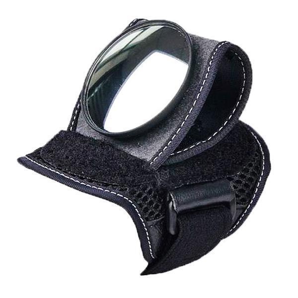 Cycling Wrist Mirror for Road Safety - Breathable Mesh, Adjustable Velcro Strap, view 7