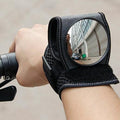 Cycling Wrist Mirror for Road Safety - Breathable Mesh, Adjustable Velcro Strap