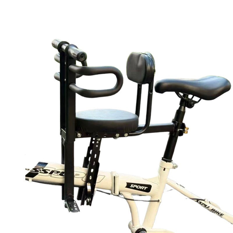 Padded Child Bike Safety Seat with High Back and Five-Point Harness, view 5