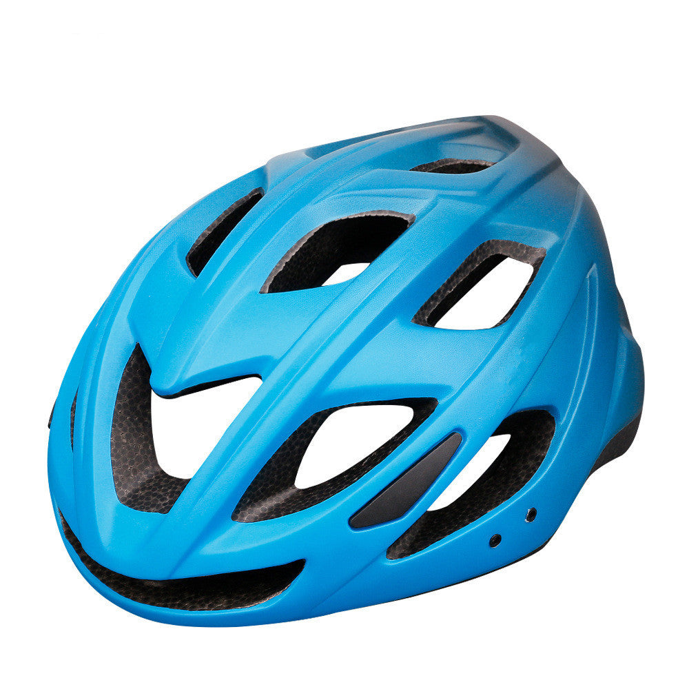Cycling Helmet with Integrated LED Light and Adjustable Straps