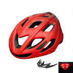 Cycling Helmet with Integrated LED Light and Adjustable Straps