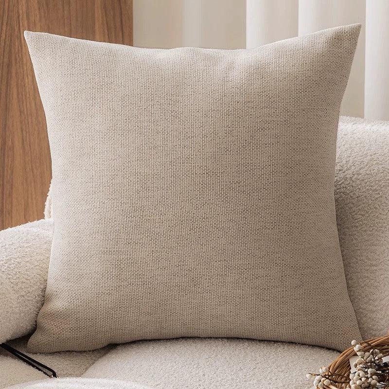 Dagar Mossstone Black Border Cushion Covers-Welvere