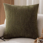 Dagar Mossstone Black Border Cushion Covers-Welvere