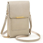 RFID Anti-Theft Crossbody Phone Wallet - Fits up to 6.7" Screens