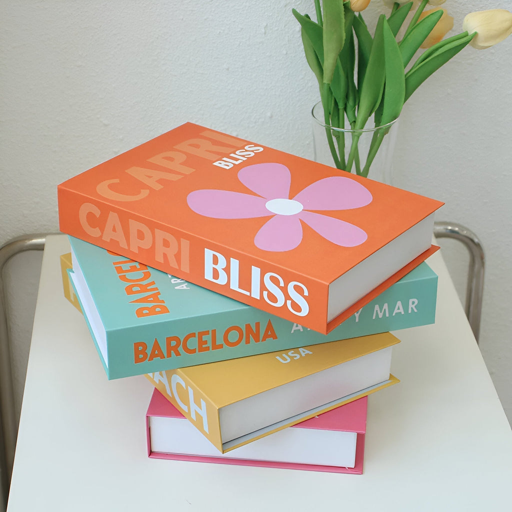 Decorative Book Replica with Concealed Storage, Paper, 26 x 17 x 4 cm