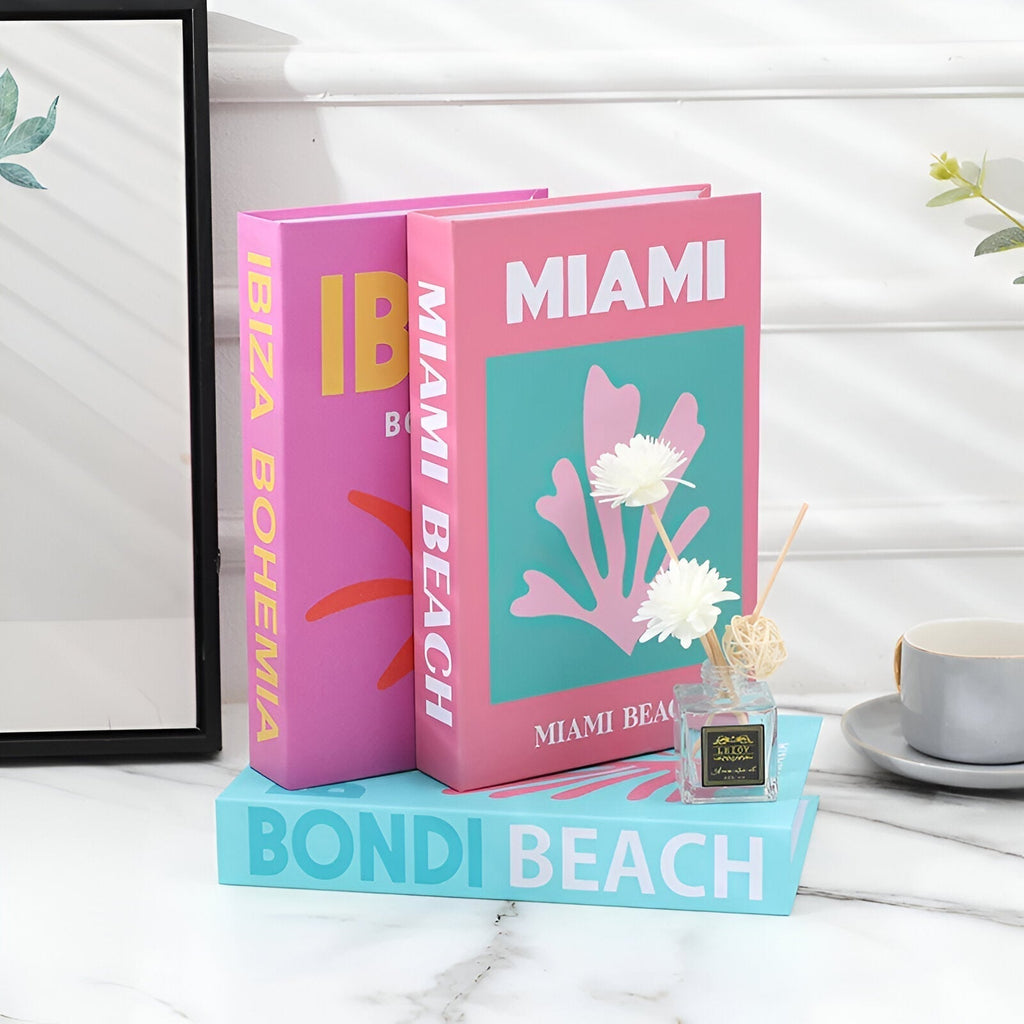 Decorative Book Replica with Concealed Storage, Paper, 26 x 17 x 4 cm