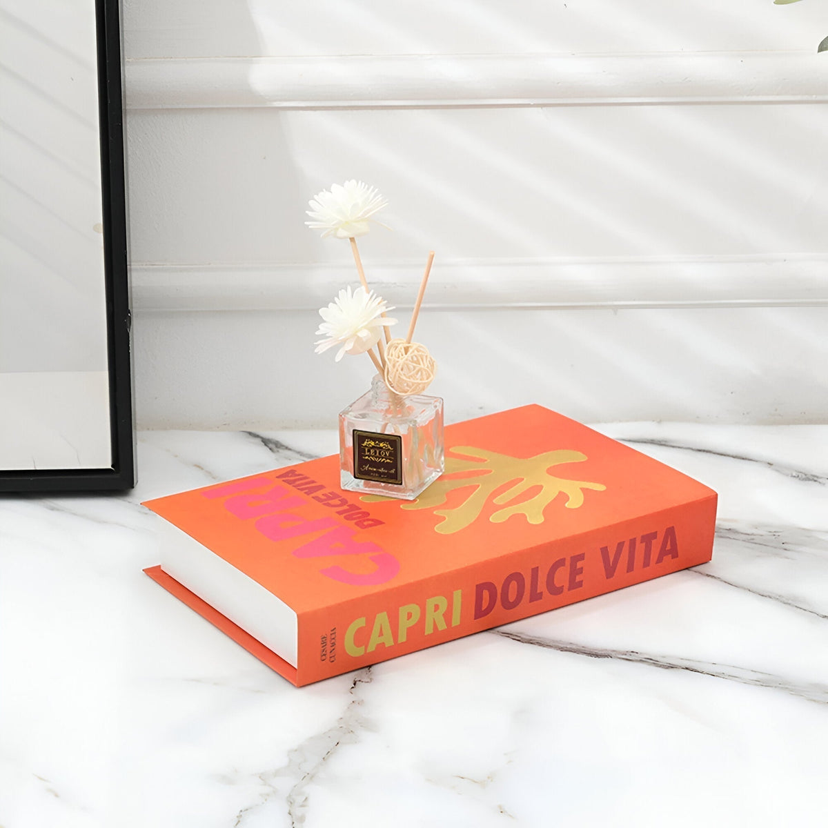 Decorative Book Replica with Concealed Storage, Paper, 26 x 17 x 4 cm
