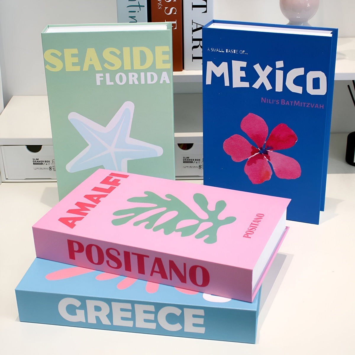 Decorative Book Replica with Concealed Storage, Paper, 26 x 17 x 4 cm