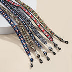 Decorative Braided Eyewear Strap with Adjustable Length