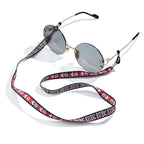 Decorative Braided Eyewear Strap with Adjustable Length