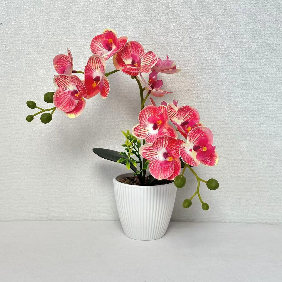 Decorative Faux Orchid Arrangement for Home or Office