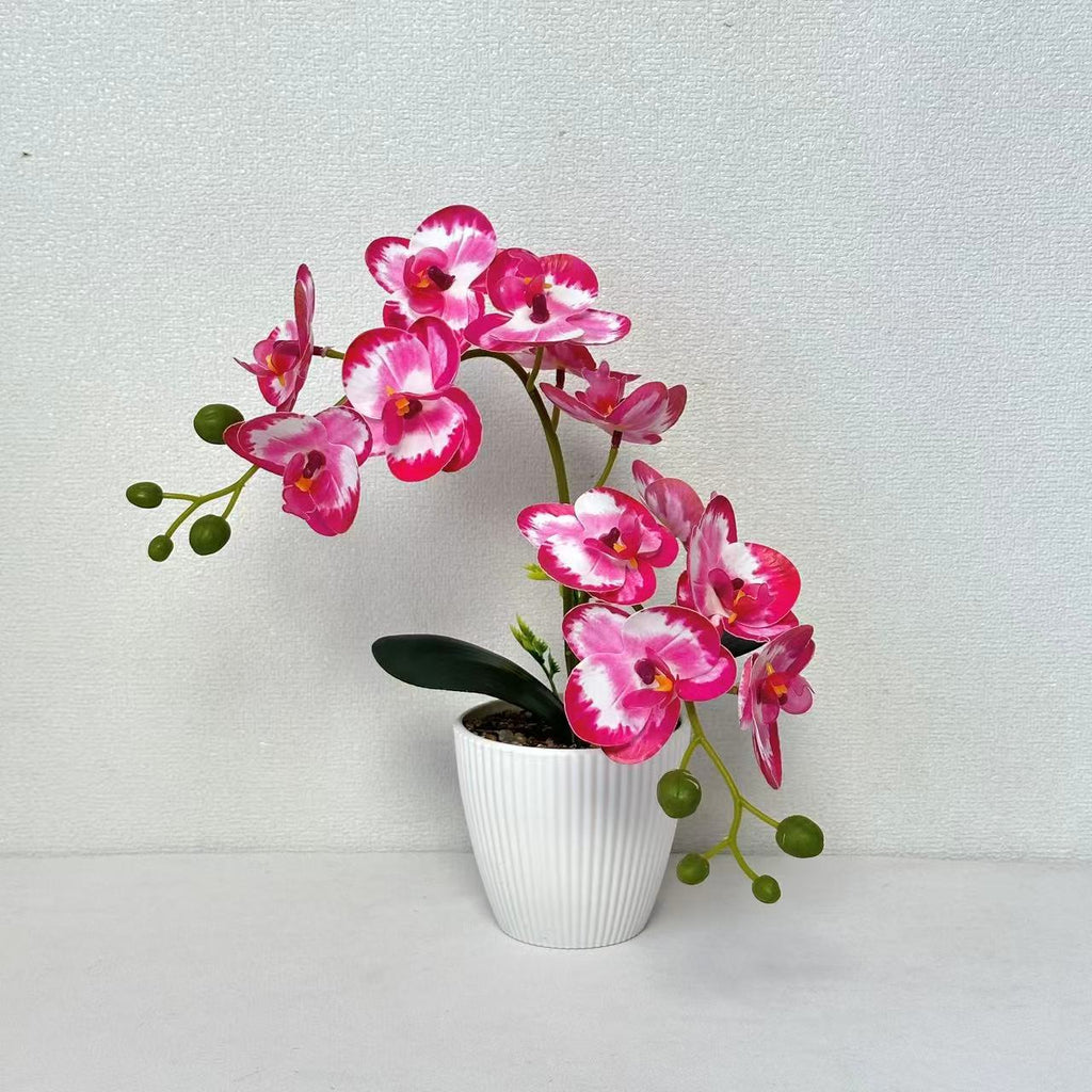 Decorative Faux Orchid Arrangement for Home or Office