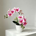 Decorative Faux Orchid Arrangement for Home or Office