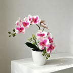 Decorative Faux Orchid Arrangement for Home or Office
