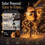 Decorative Snowman Figure with Integrated LED Lights for Christmas