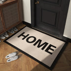 Decorative Textured Entry Mat with Wave Pattern and Non-Slip Backing