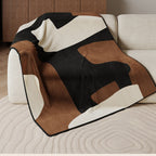 Decorative Throw Blanket with Abstract Design