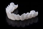 Dental Prosthesis with White Veneers, Lightweight Reusable Resin