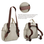 Diaper Backpack with Integrated Changing Mat and Adjustable Shoulder Straps