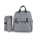 Diaper Backpack with Integrated Changing Mat and Adjustable Shoulder Straps