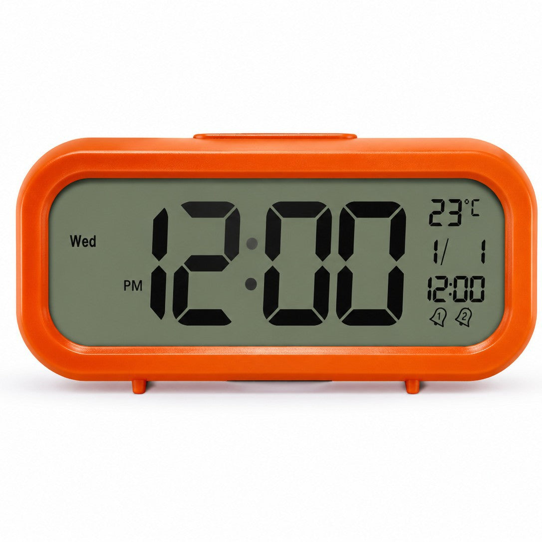 Digital Alarm Clock with Temperature Sensor and Large LED Display
