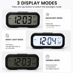 Digital Alarm Clock with Temperature Sensor and Large LED Display