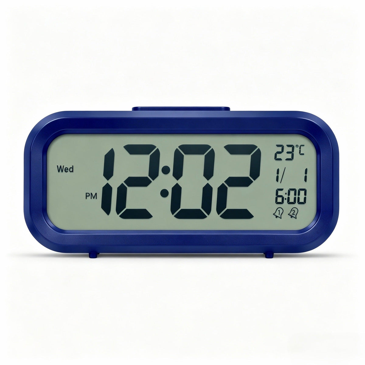 Digital Alarm Clock with Temperature Sensor and Large LED Display