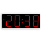 Digital Wall Clock with Large LED Display