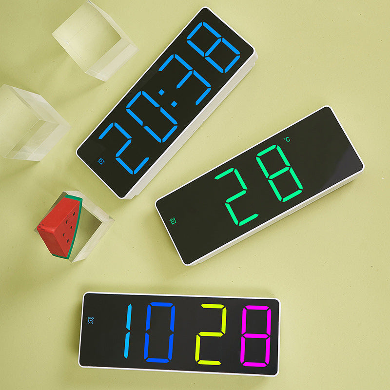 Digital Wall Clock with Large LED Display