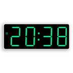 Digital Wall Clock with Large LED Display