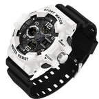Digital Watch, Round Resin Case, 54.6mm Dial
