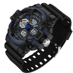 Digital Watch, Round Resin Case, 54.6mm Dial